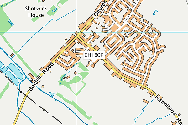CH1 6QP map - OS VectorMap District (Ordnance Survey) CH1 6QP map - OS VectorMap District (Ordnance Survey)