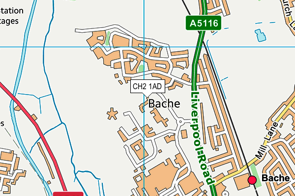 CH2 1AD map - OS VectorMap District (Ordnance Survey) CH2 1AD map - OS VectorMap District (Ordnance Survey)