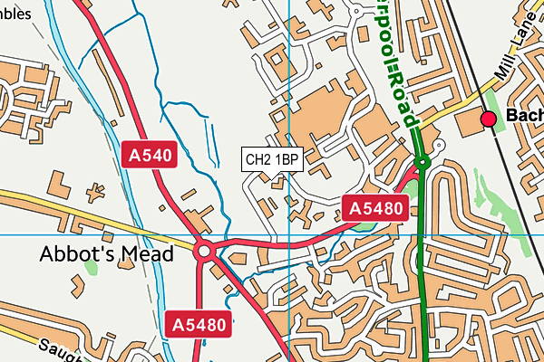 CH2 1BP map - OS VectorMap District (Ordnance Survey) CH2 1BP map - OS VectorMap District (Ordnance Survey)