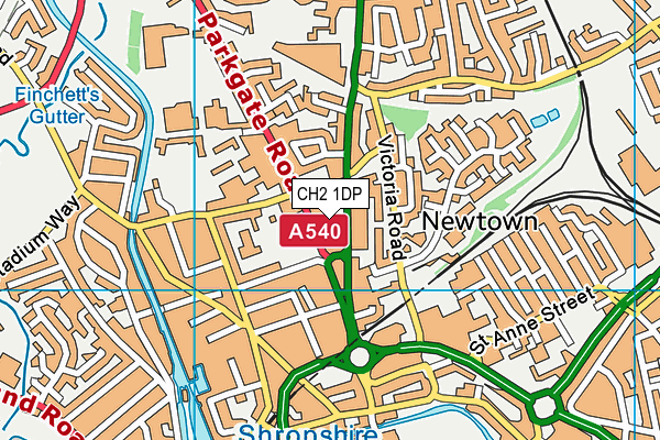 CH2 1DP map - OS VectorMap District (Ordnance Survey) CH2 1DP map - OS VectorMap District (Ordnance Survey)
