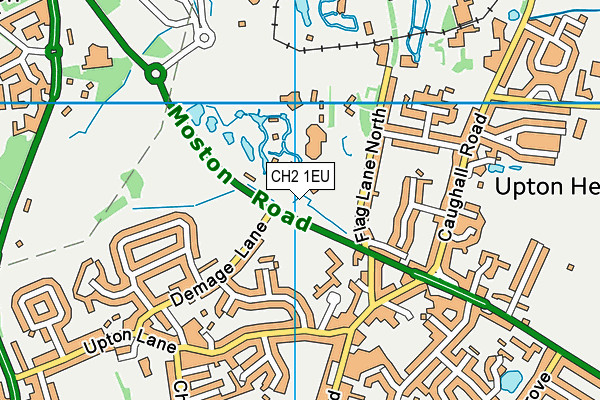 CH2 1EU map - OS VectorMap District (Ordnance Survey) CH2 1EU map - OS VectorMap District (Ordnance Survey)