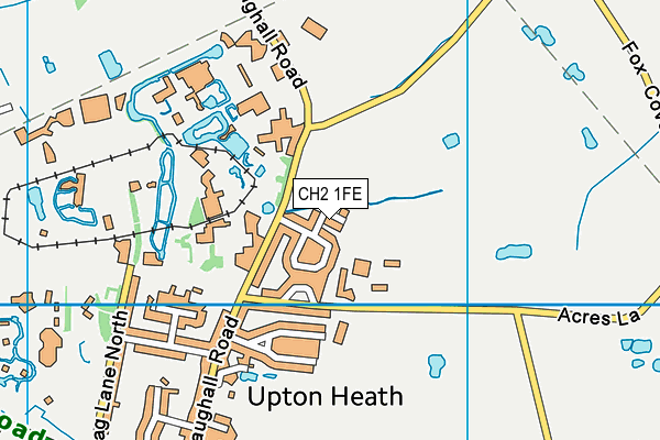 CH2 1FE map - OS VectorMap District (Ordnance Survey) CH2 1FE map - OS VectorMap District (Ordnance Survey)