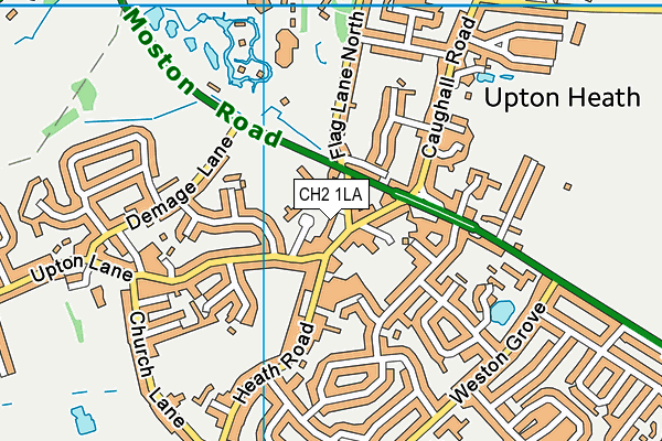 CH2 1LA map - OS VectorMap District (Ordnance Survey) CH2 1LA map - OS VectorMap District (Ordnance Survey)