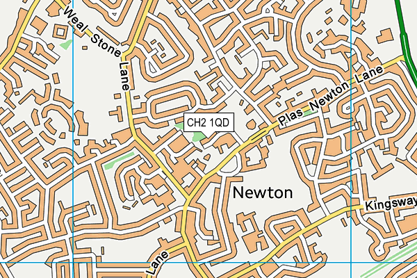 CH2 1QD map - OS VectorMap District (Ordnance Survey) CH2 1QD map - OS VectorMap District (Ordnance Survey)