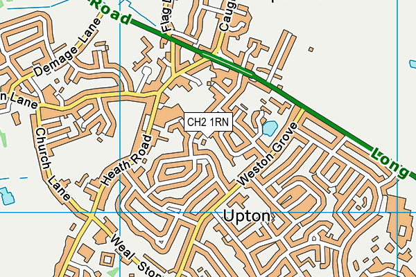 CH2 1RN map - OS VectorMap District (Ordnance Survey) CH2 1RN map - OS VectorMap District (Ordnance Survey)