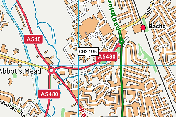 CH2 1UB map - OS VectorMap District (Ordnance Survey) CH2 1UB map - OS VectorMap District (Ordnance Survey)