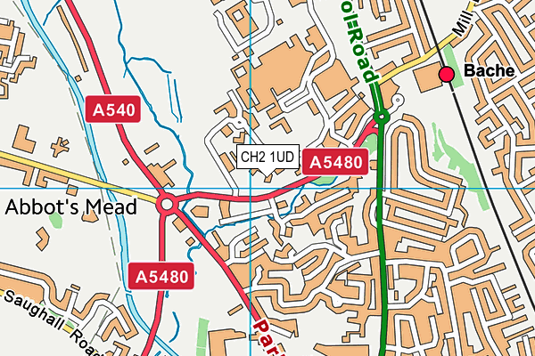 CH2 1UD map - OS VectorMap District (Ordnance Survey) CH2 1UD map - OS VectorMap District (Ordnance Survey)