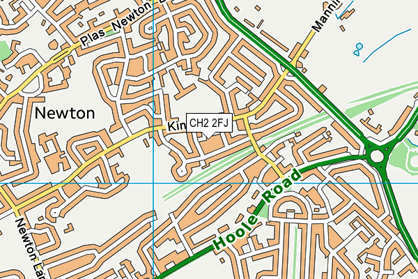 CH2 2FJ map - OS VectorMap District (Ordnance Survey) CH2 2FJ map - OS VectorMap District (Ordnance Survey)