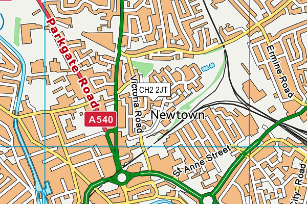 CH2 2JT map - OS VectorMap District (Ordnance Survey) CH2 2JT map - OS VectorMap District (Ordnance Survey)