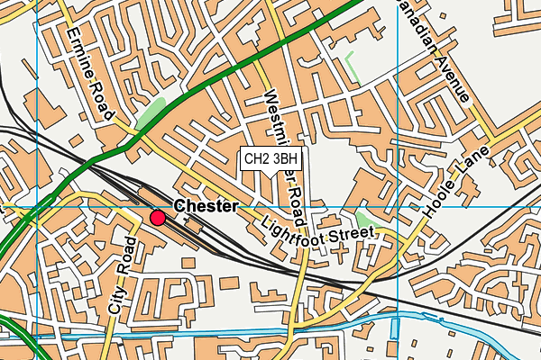 CH2 3BH map - OS VectorMap District (Ordnance Survey) CH2 3BH map - OS VectorMap District (Ordnance Survey)