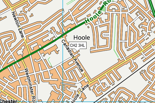 CH2 3HL map - OS VectorMap District (Ordnance Survey) CH2 3HL map - OS VectorMap District (Ordnance Survey)