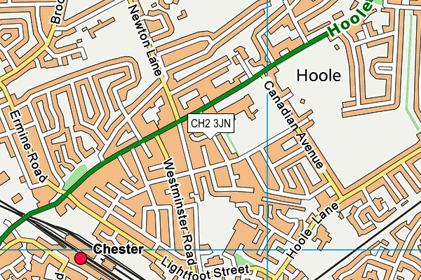 CH2 3JN map - OS VectorMap District (Ordnance Survey) CH2 3JN map - OS VectorMap District (Ordnance Survey)