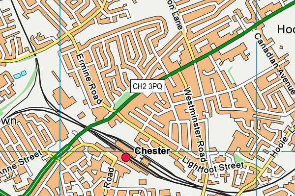 CH2 3PQ map - OS VectorMap District (Ordnance Survey) CH2 3PQ map - OS VectorMap District (Ordnance Survey)
