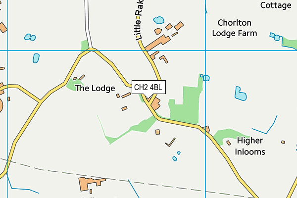 CH2 4BL map - OS VectorMap District (Ordnance Survey) CH2 4BL map - OS VectorMap District (Ordnance Survey)