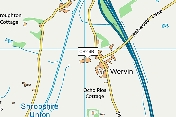 CH2 4BT map - OS VectorMap District (Ordnance Survey) CH2 4BT map - OS VectorMap District (Ordnance Survey)