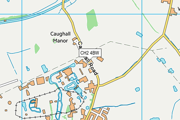CH2 4BW map - OS VectorMap District (Ordnance Survey) CH2 4BW map - OS VectorMap District (Ordnance Survey)