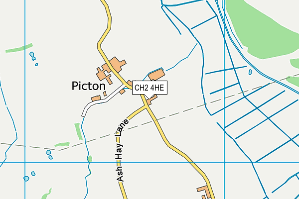 CH2 4HE map - OS VectorMap District (Ordnance Survey) CH2 4HE map - OS VectorMap District (Ordnance Survey)