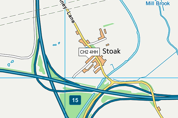 CH2 4HH map - OS VectorMap District (Ordnance Survey) CH2 4HH map - OS VectorMap District (Ordnance Survey)