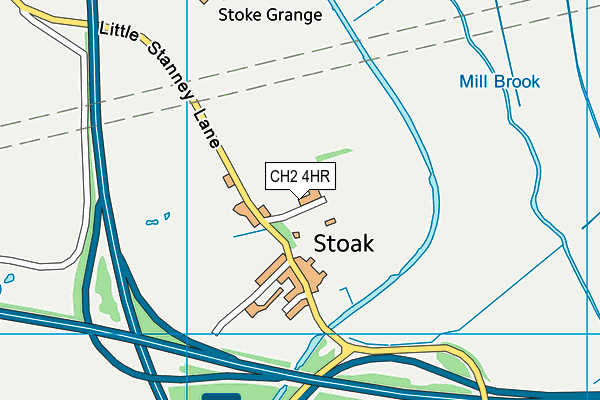 CH2 4HR map - OS VectorMap District (Ordnance Survey) CH2 4HR map - OS VectorMap District (Ordnance Survey)