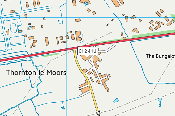 CH2 4HU map - OS VectorMap District (Ordnance Survey) CH2 4HU map - OS VectorMap District (Ordnance Survey)