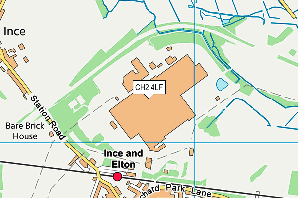 CH2 4LF map - OS VectorMap District (Ordnance Survey) CH2 4LF map - OS VectorMap District (Ordnance Survey)