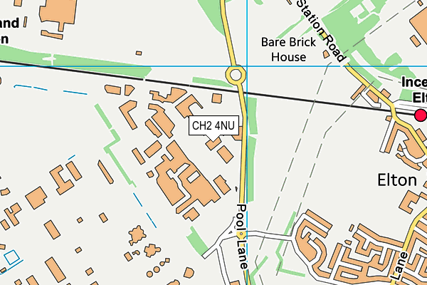 CH2 4NU map - OS VectorMap District (Ordnance Survey) CH2 4NU map - OS VectorMap District (Ordnance Survey)