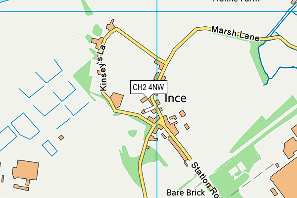 CH2 4NW map - OS VectorMap District (Ordnance Survey) CH2 4NW map - OS VectorMap District (Ordnance Survey)