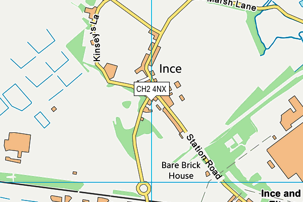CH2 4NX map - OS VectorMap District (Ordnance Survey) CH2 4NX map - OS VectorMap District (Ordnance Survey)
