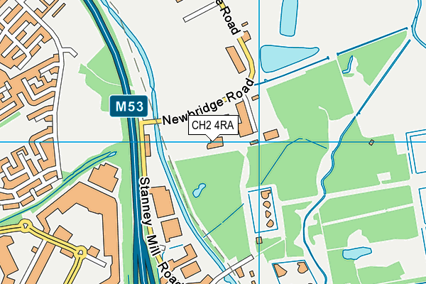 CH2 4RA map - OS VectorMap District (Ordnance Survey) CH2 4RA map - OS VectorMap District (Ordnance Survey)