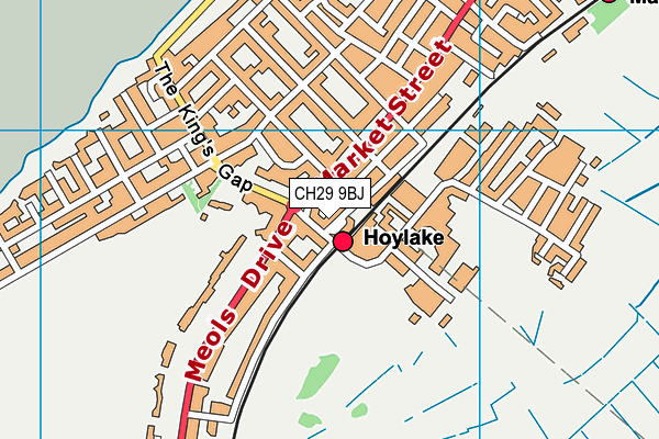 CH29 9BJ map - OS VectorMap District (Ordnance Survey) CH29 9BJ map - OS VectorMap District (Ordnance Survey)