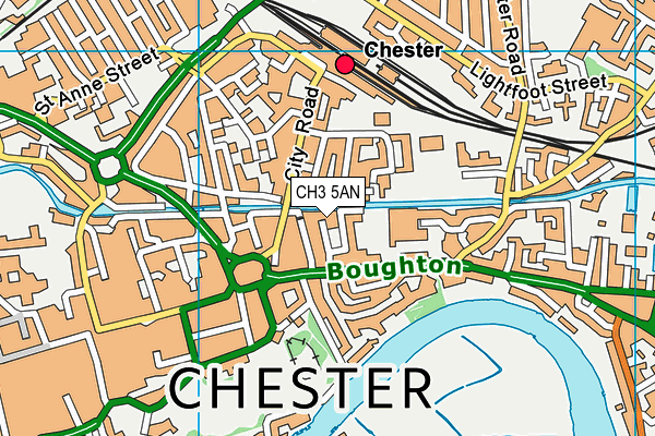 CH3 5AN map - OS VectorMap District (Ordnance Survey) CH3 5AN map - OS VectorMap District (Ordnance Survey)