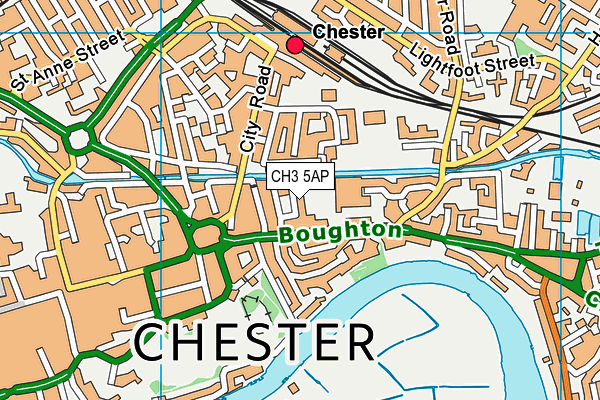 CH3 5AP map - OS VectorMap District (Ordnance Survey) CH3 5AP map - OS VectorMap District (Ordnance Survey)