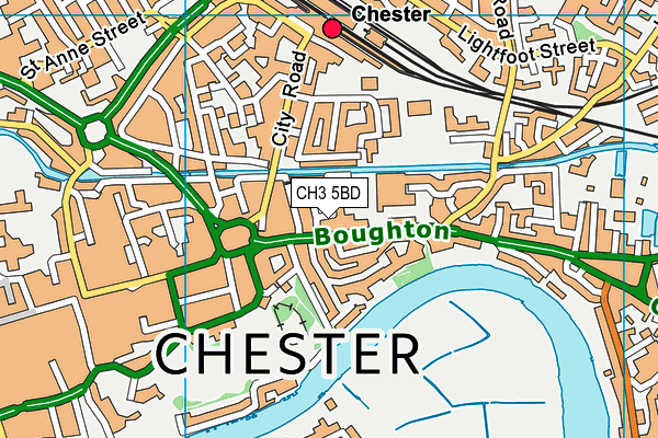 CH3 5BD map - OS VectorMap District (Ordnance Survey) CH3 5BD map - OS VectorMap District (Ordnance Survey)