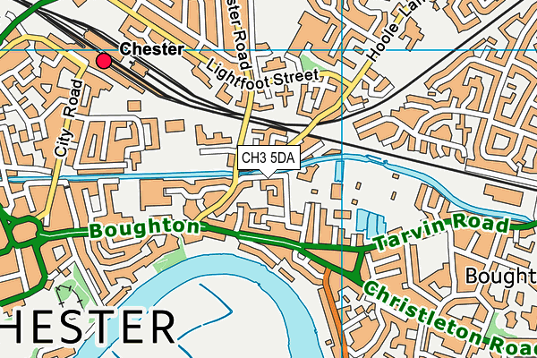 CH3 5DA map - OS VectorMap District (Ordnance Survey) CH3 5DA map - OS VectorMap District (Ordnance Survey)
