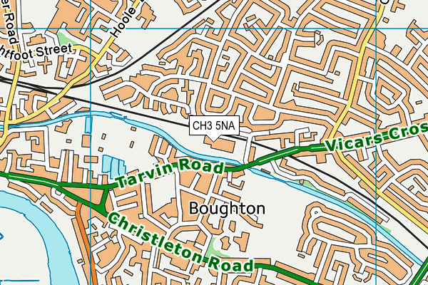 CH3 5NA map - OS VectorMap District (Ordnance Survey) CH3 5NA map - OS VectorMap District (Ordnance Survey)