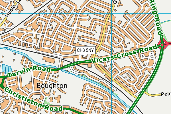 CH3 5NY map - OS VectorMap District (Ordnance Survey) CH3 5NY map - OS VectorMap District (Ordnance Survey)