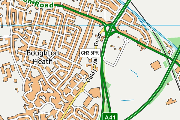 CH3 5PR map - OS VectorMap District (Ordnance Survey) CH3 5PR map - OS VectorMap District (Ordnance Survey)