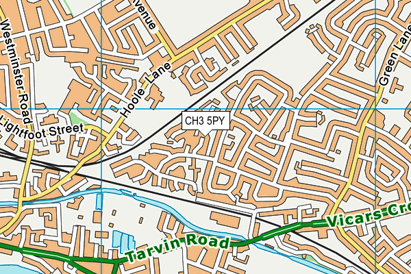 CH3 5PY map - OS VectorMap District (Ordnance Survey) CH3 5PY map - OS VectorMap District (Ordnance Survey)