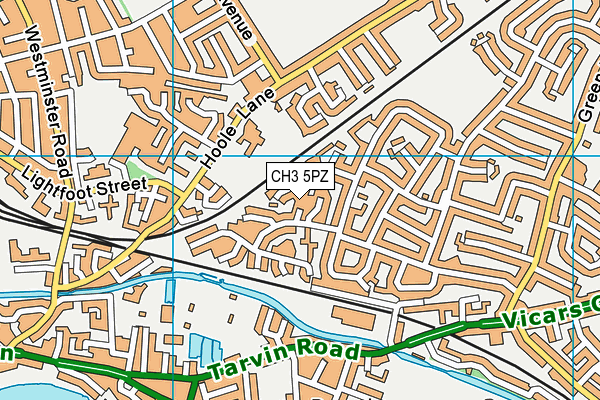 CH3 5PZ map - OS VectorMap District (Ordnance Survey) CH3 5PZ map - OS VectorMap District (Ordnance Survey)
