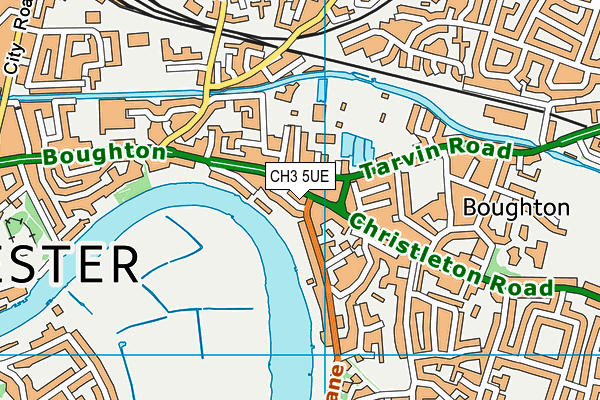 CH3 5UE map - OS VectorMap District (Ordnance Survey) CH3 5UE map - OS VectorMap District (Ordnance Survey)