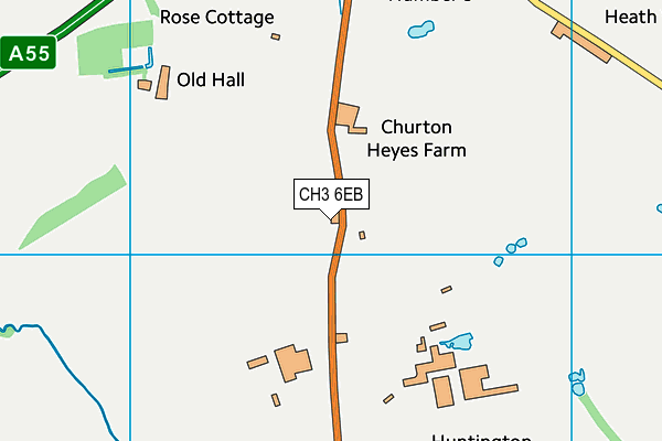 CH3 6EB map - OS VectorMap District (Ordnance Survey) CH3 6EB map - OS VectorMap District (Ordnance Survey)
