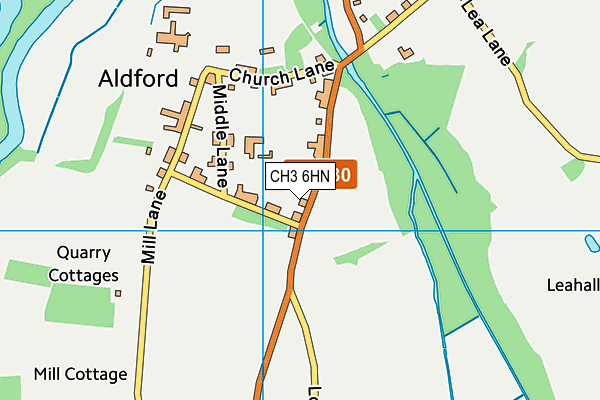 CH3 6HN map - OS VectorMap District (Ordnance Survey) CH3 6HN map - OS VectorMap District (Ordnance Survey)