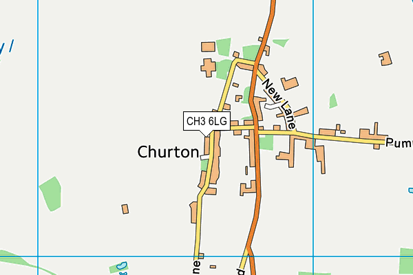 CH3 6LG map - OS VectorMap District (Ordnance Survey) CH3 6LG map - OS VectorMap District (Ordnance Survey)