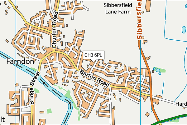 CH3 6PL map - OS VectorMap District (Ordnance Survey) CH3 6PL map - OS VectorMap District (Ordnance Survey)