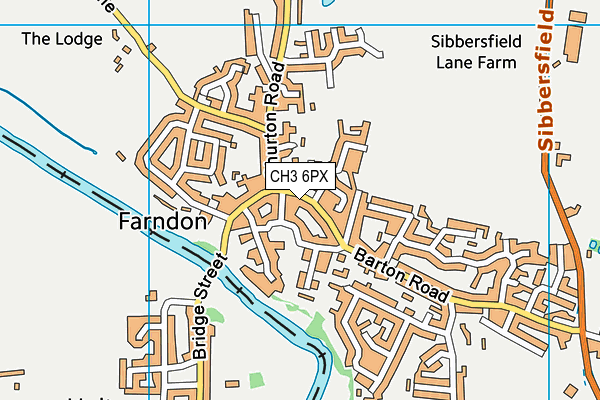 CH3 6PX map - OS VectorMap District (Ordnance Survey) CH3 6PX map - OS VectorMap District (Ordnance Survey)