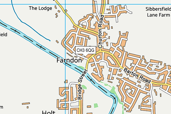 CH3 6QG map - OS VectorMap District (Ordnance Survey) CH3 6QG map - OS VectorMap District (Ordnance Survey)
