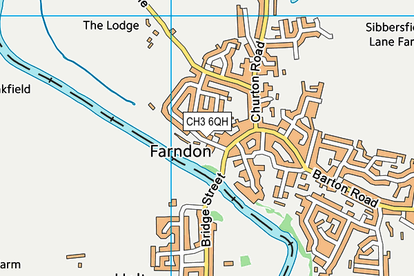 CH3 6QH map - OS VectorMap District (Ordnance Survey) CH3 6QH map - OS VectorMap District (Ordnance Survey)