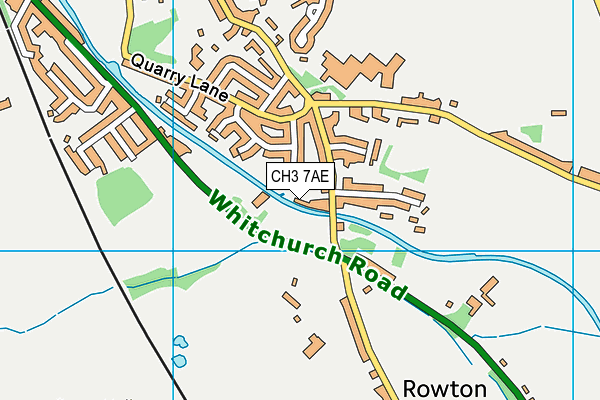CH3 7AE map - OS VectorMap District (Ordnance Survey) CH3 7AE map - OS VectorMap District (Ordnance Survey)