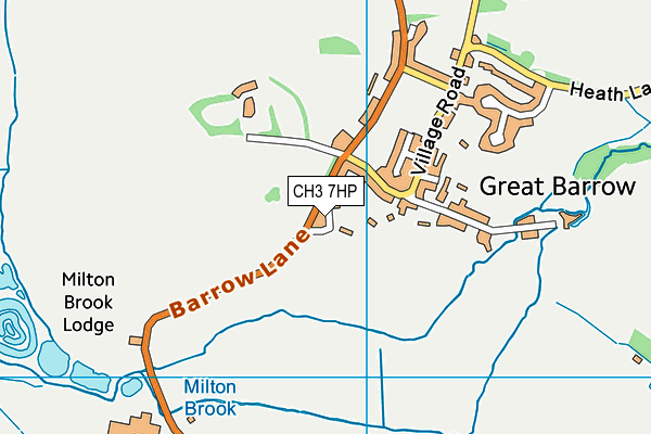 CH3 7HP map - OS VectorMap District (Ordnance Survey) CH3 7HP map - OS VectorMap District (Ordnance Survey)