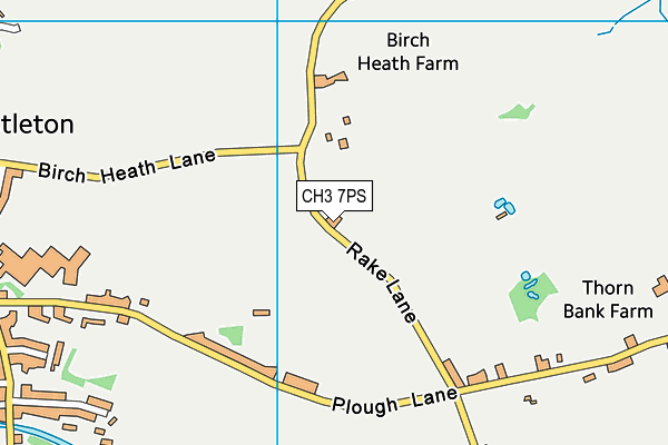 CH3 7PS map - OS VectorMap District (Ordnance Survey) CH3 7PS map - OS VectorMap District (Ordnance Survey)